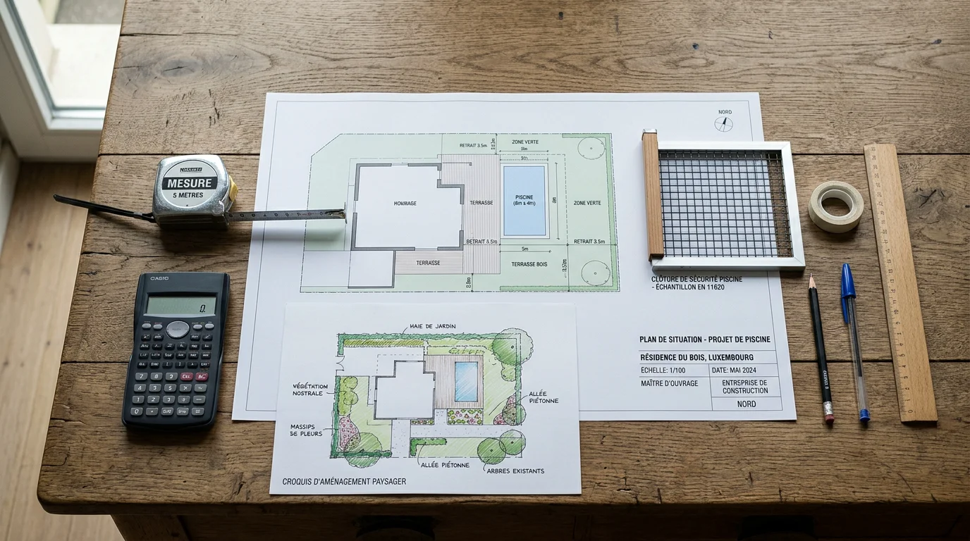 Documents de planification et r&egrave;gles pour construire une piscine