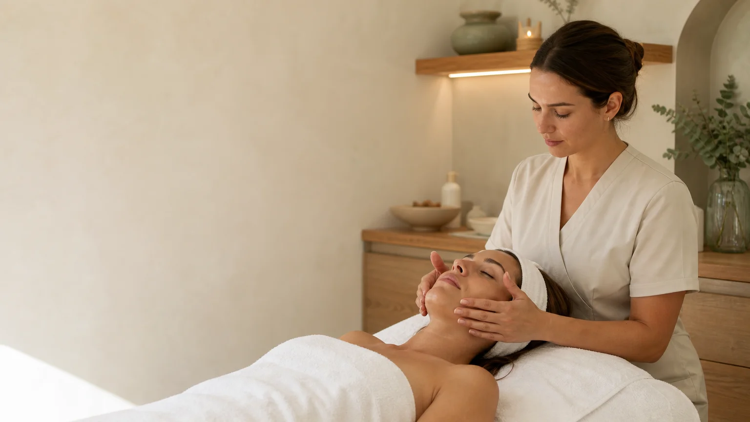 Soin du visage professionnel dans un institut à Hyères