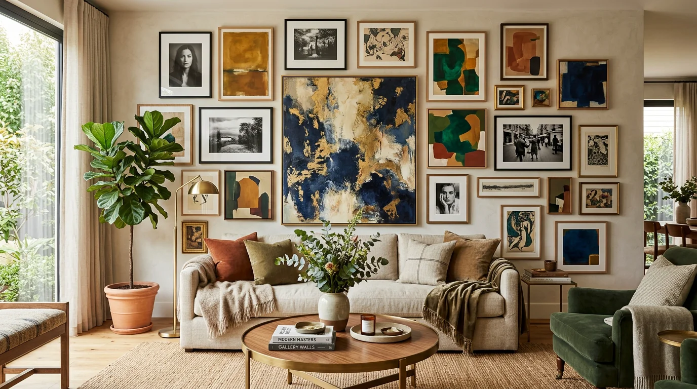 Wall Art Gallery Ideas to Design a Wall That Feels Like You