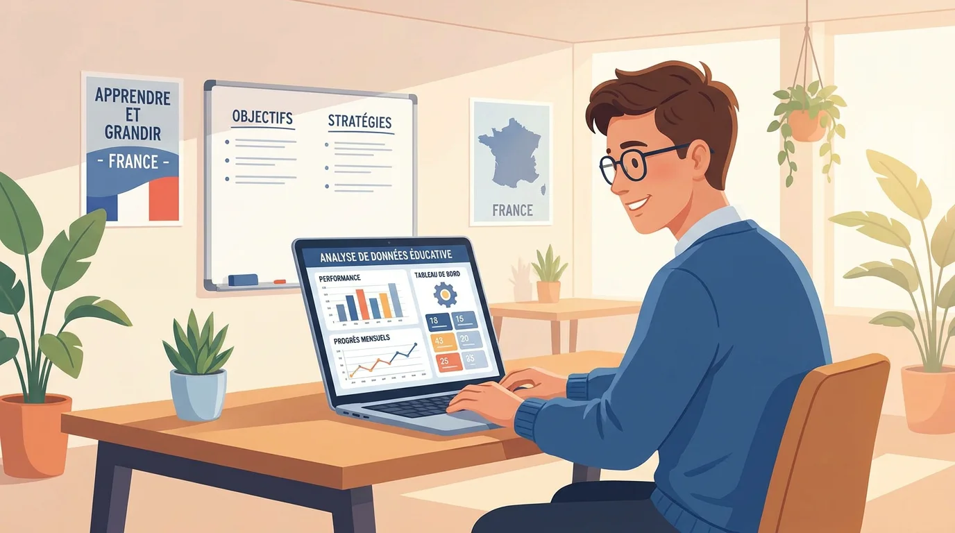 Étudiant en alternance data science travaillant sur des visualisations de données