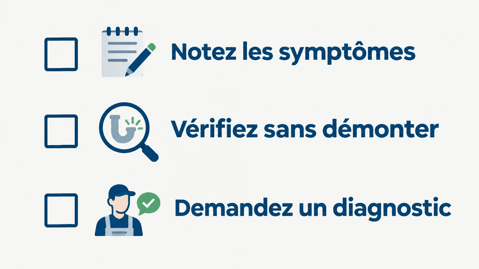 Checklist en trois étapes avant le dépannage d’une chaudière