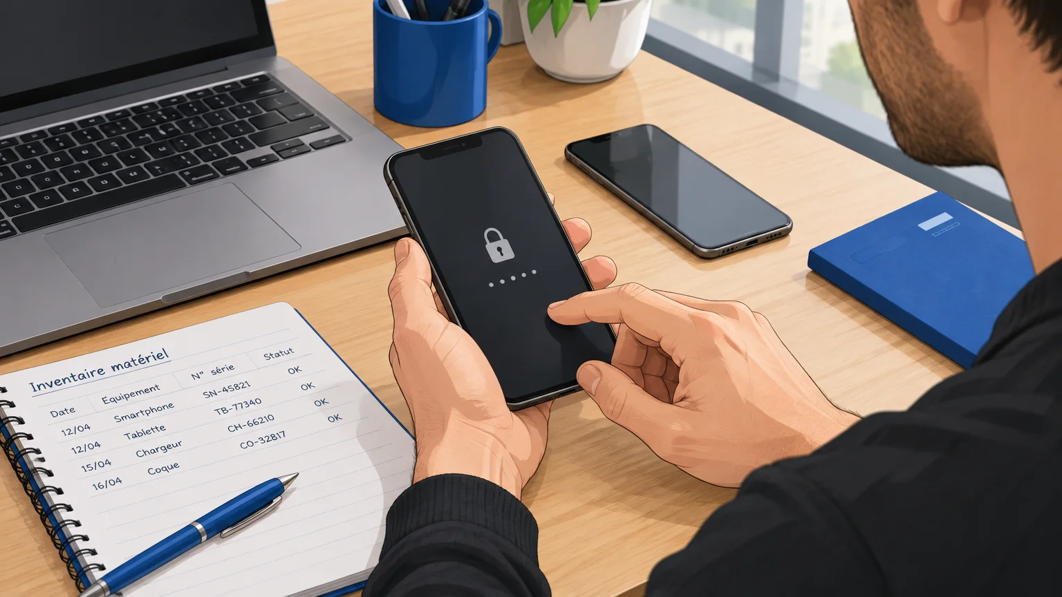 Configuration sécurisée d’un smartphone professionnel