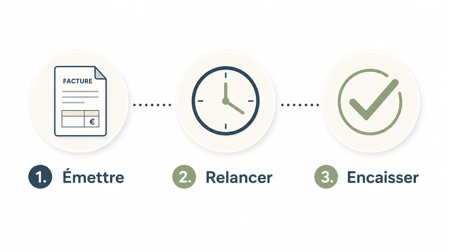 Checklist en trois étapes pour suivre les factures, les relances et les encaissements