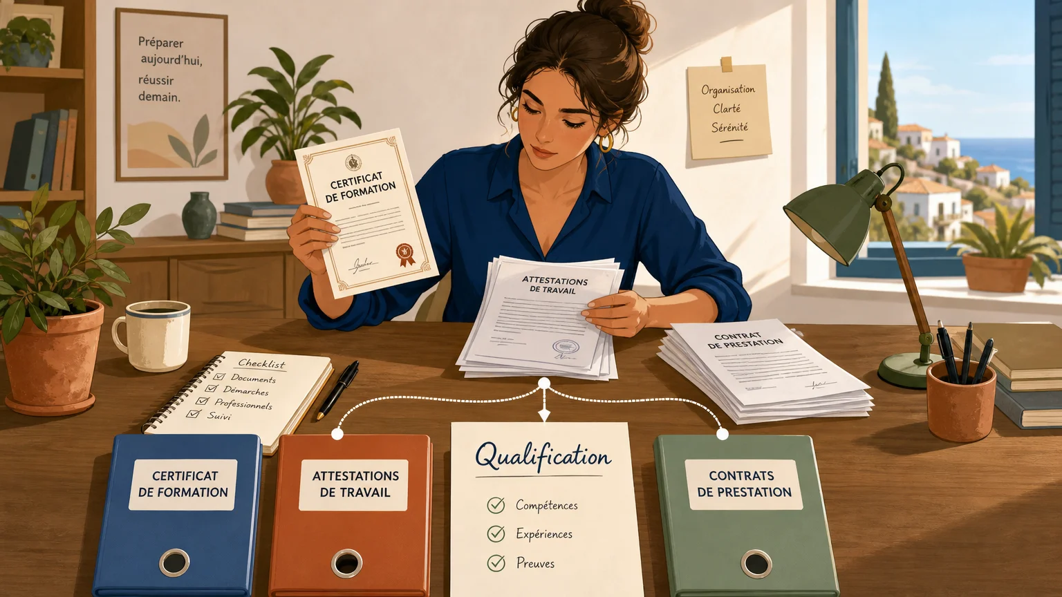 Documents de qualification et preuves d’expérience pour un visa de télétravail