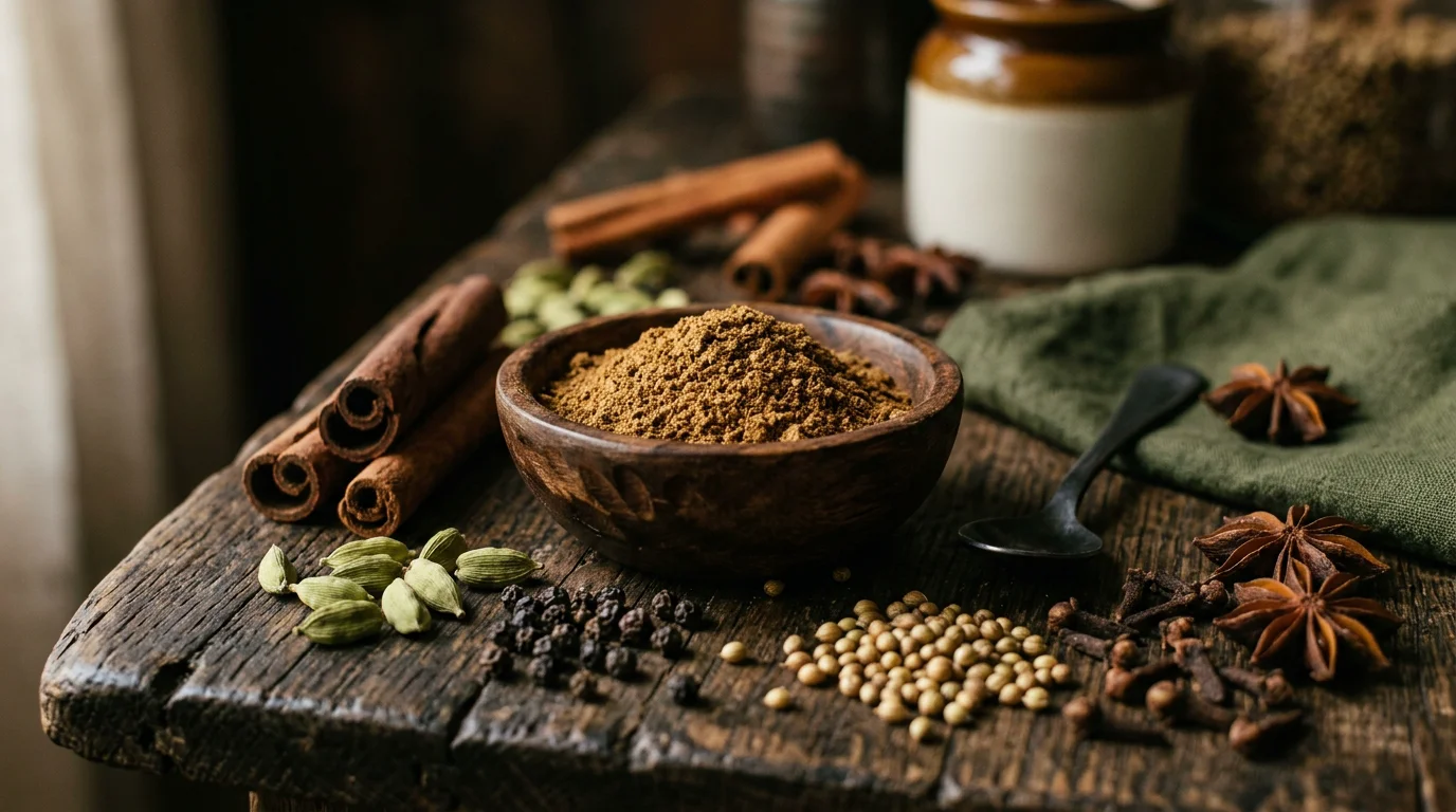 Épices garam masala : composition, usages et recettes