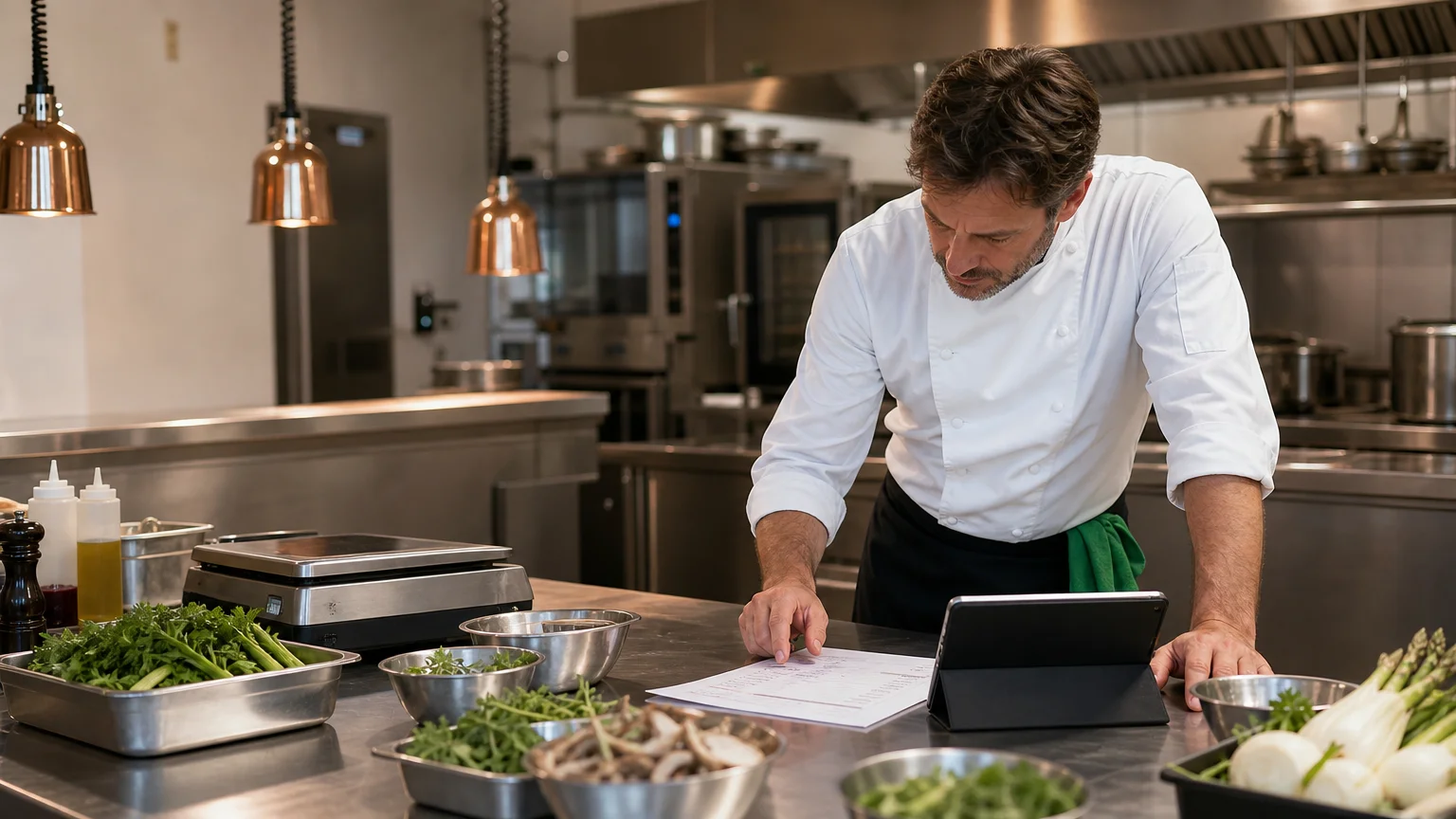 Fiche technique restaurant : méthode, modèle et calculs