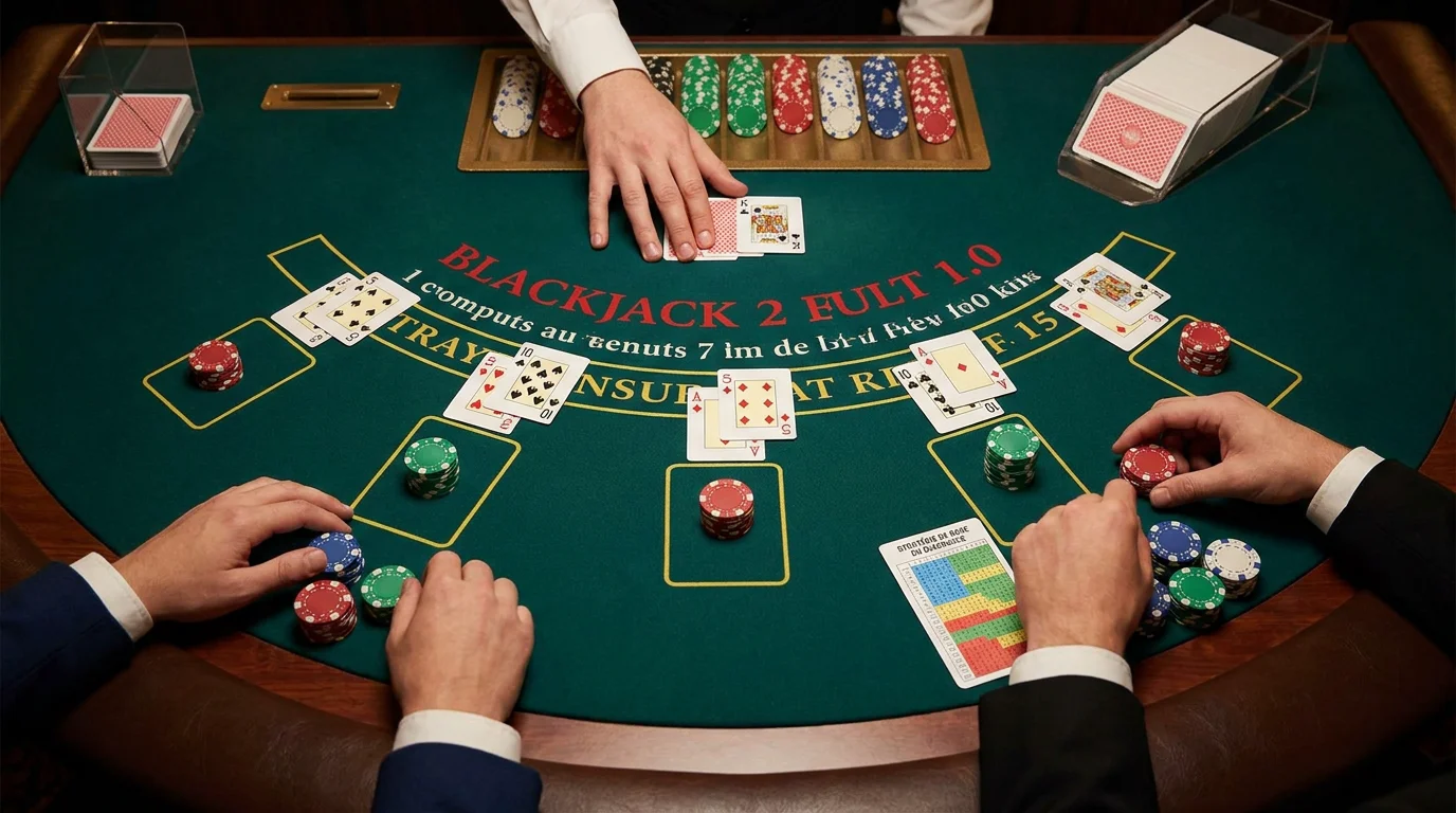 Tableau de Blackjack : Stratégie de Base pour Gagner Plus