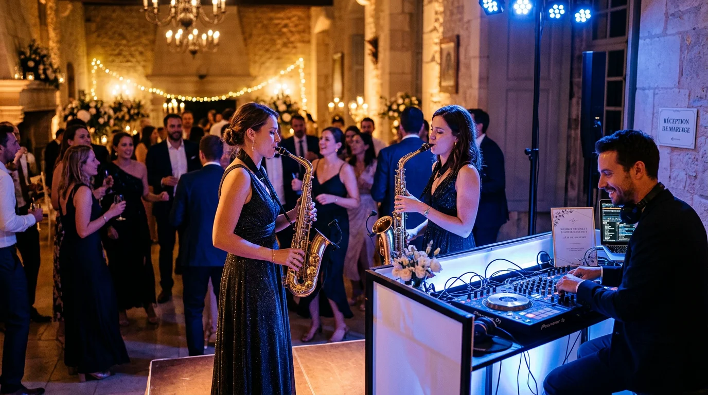 DJ live : saxophone et mix pour des soirées inoubliables