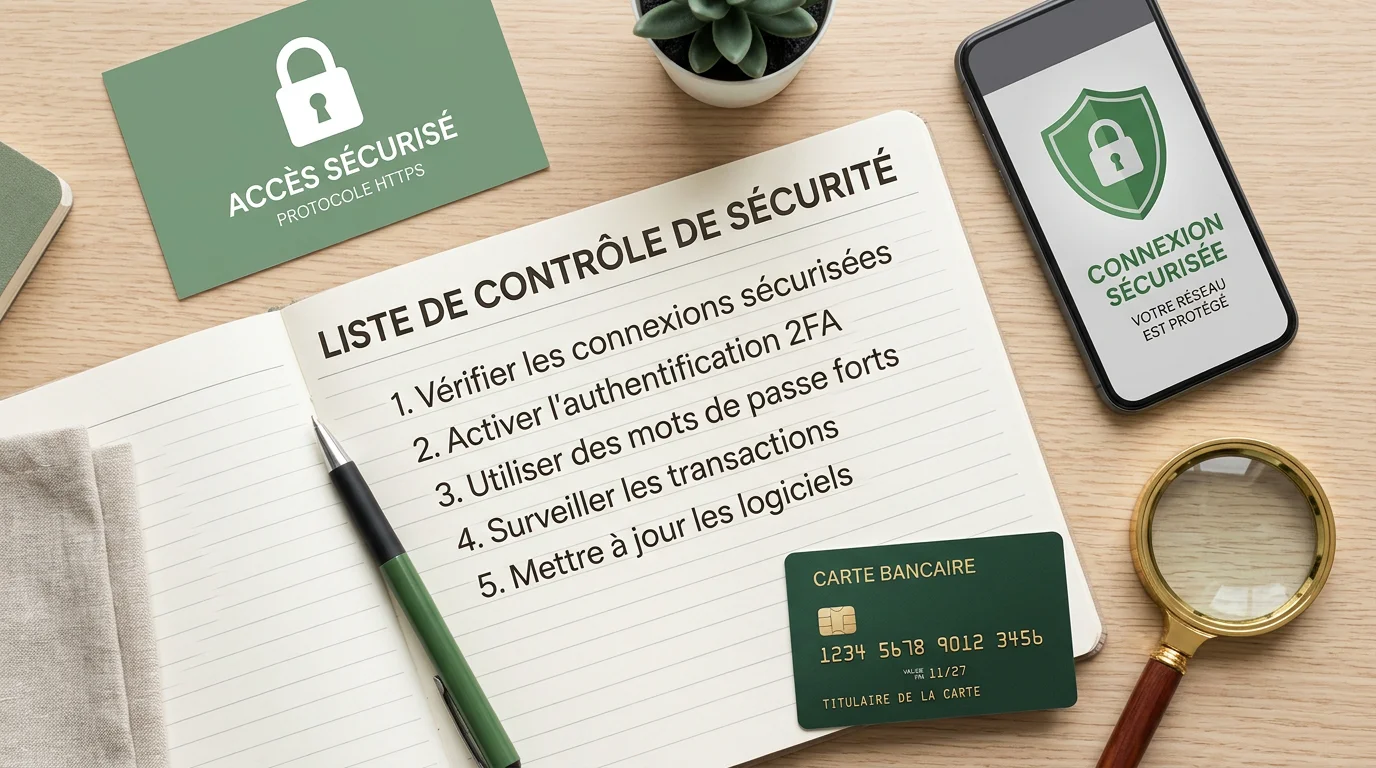Liste de vérification et cadenas symbolisant les critères de sécurité d'un casino en ligne
