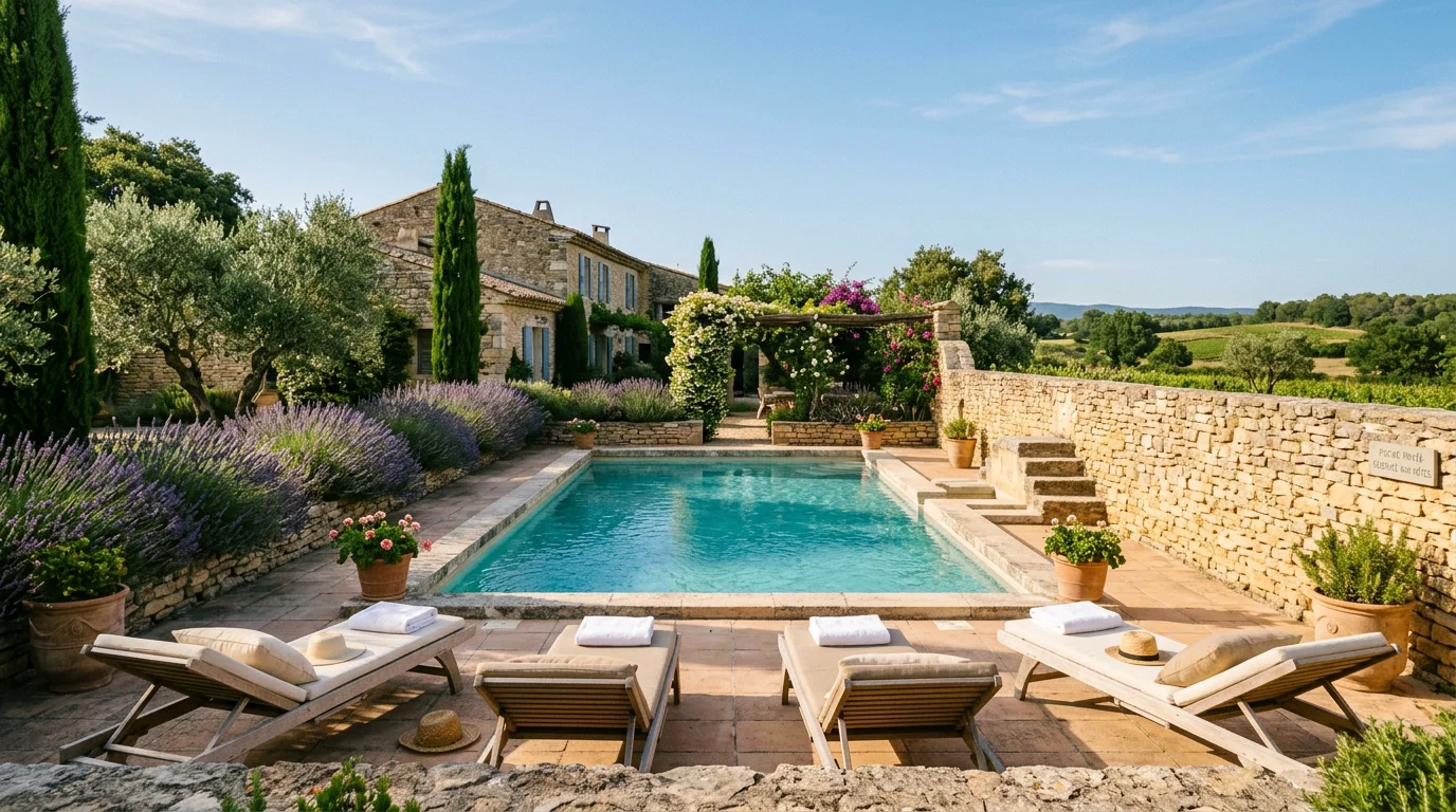 Piscine dans le Luberon : baignade, détente et séjours