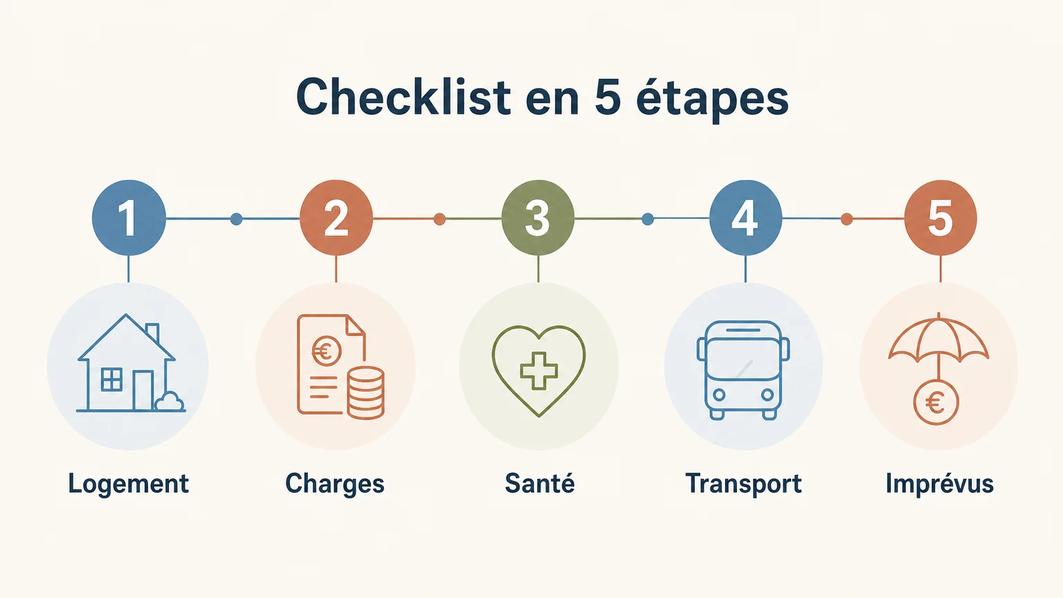 Checklist des dépenses à prévoir pour une retraite en Espagne