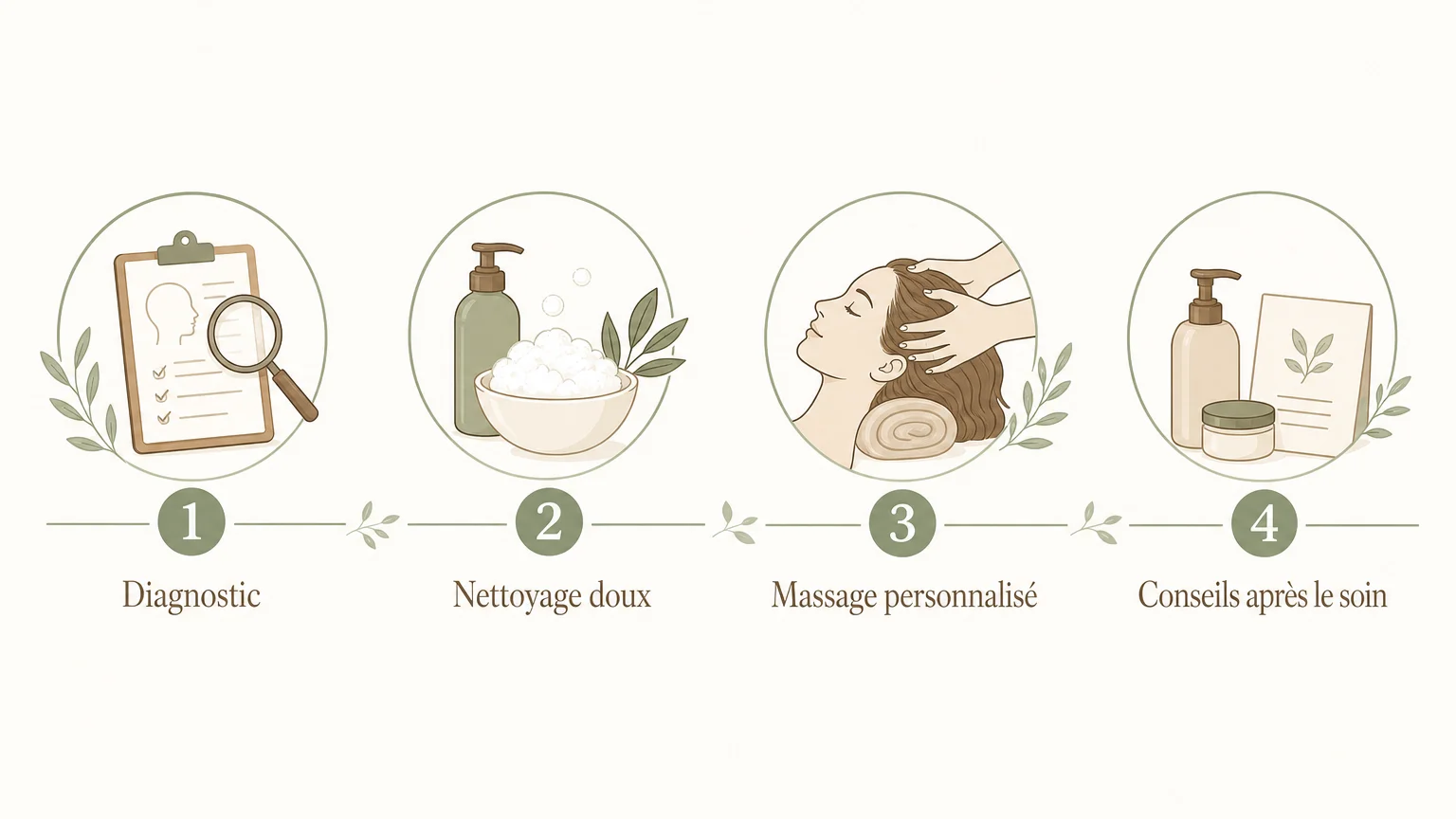 Les quatre critères d’un protocole de head spa de qualité