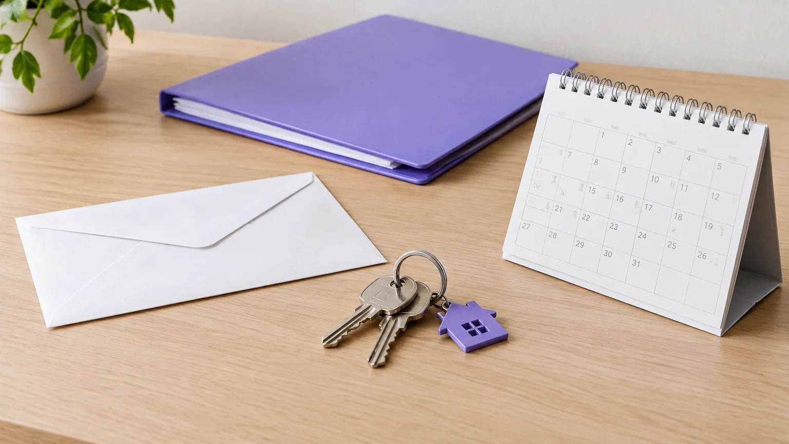 Enveloppe, clés et calendrier pour préparer le départ d’un logement