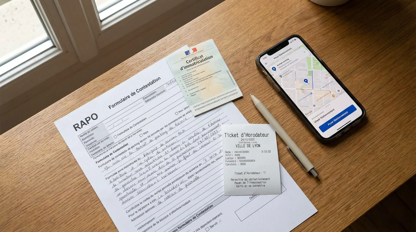 Documents nécessaires pour contester un forfait post-stationnement en France