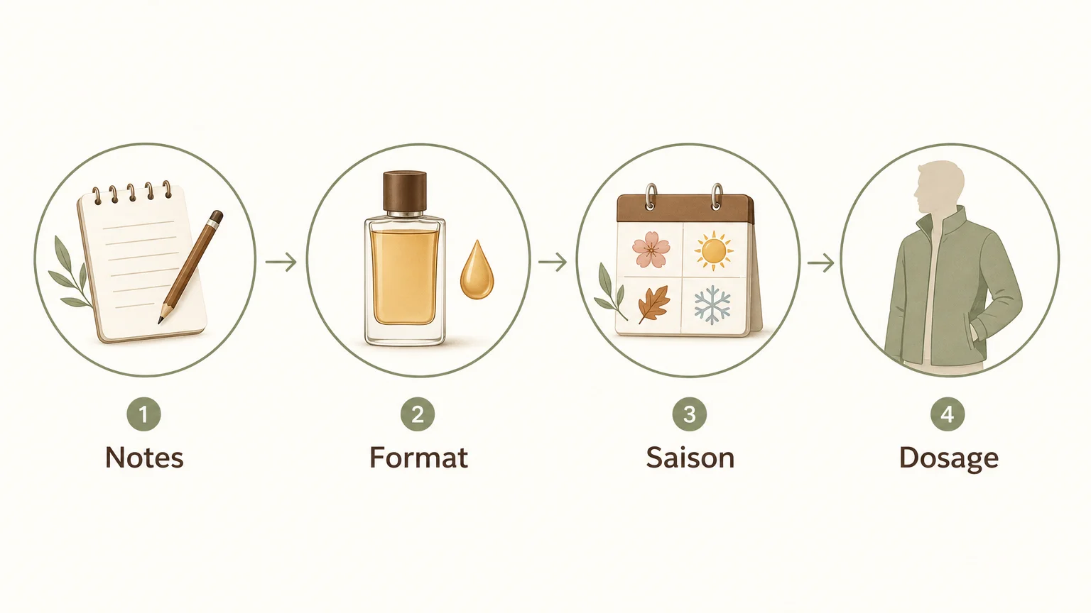 Checklist en quatre étapes pour choisir un parfum masculin