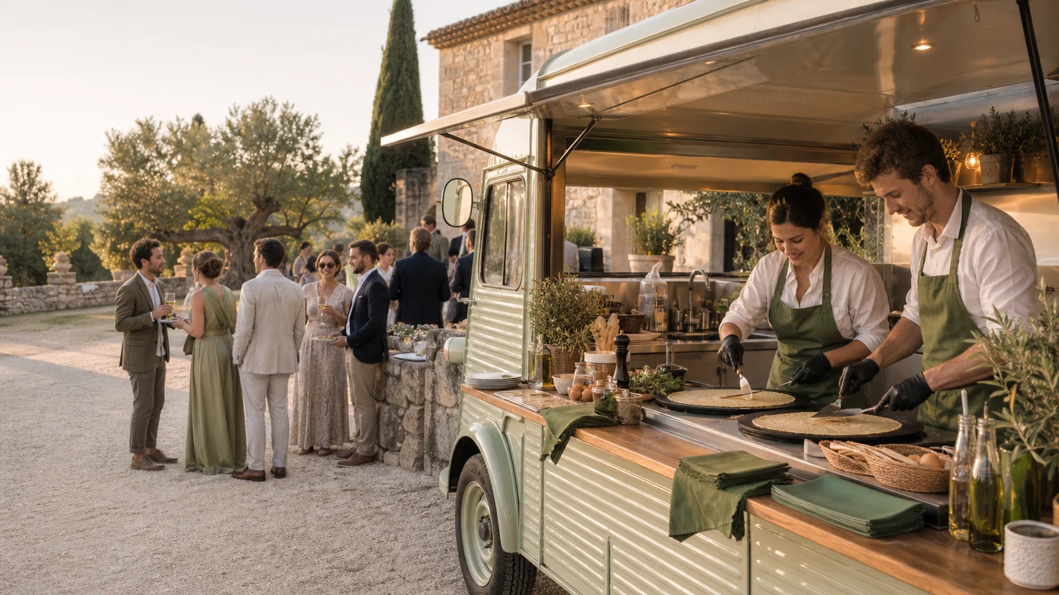 Meilleur food truck pour un mariage en Provence 2026