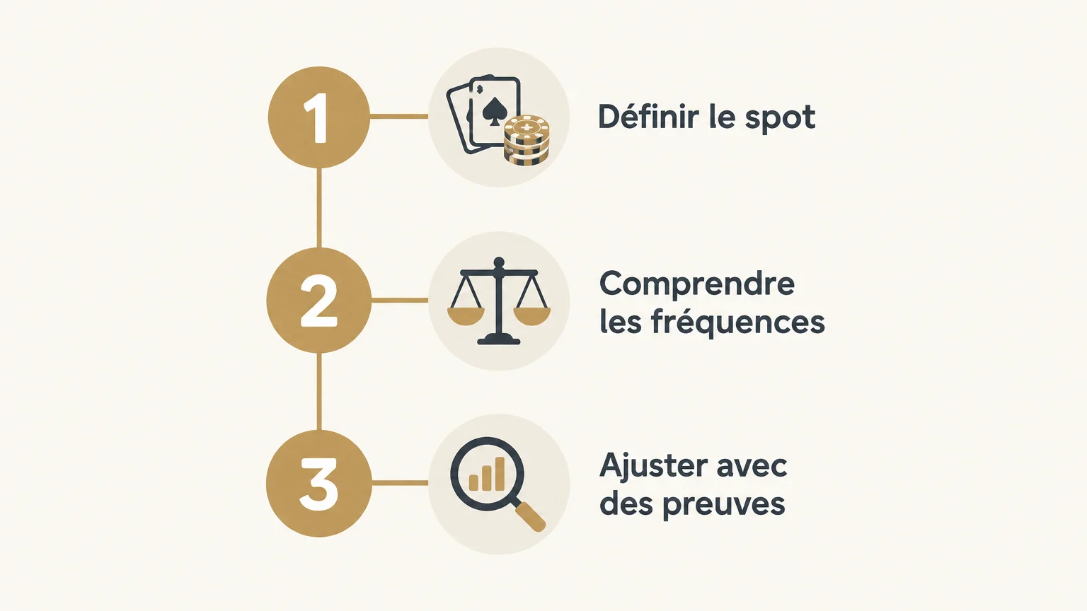Checklist illustrée : définir le spot, comprendre les fréquences et ajuster avec des preuves.