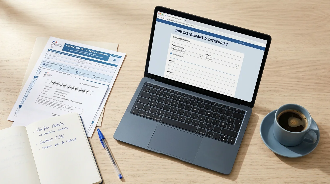 Documents administratifs liés à l'immatriculation d'une entreprise de diagnostic