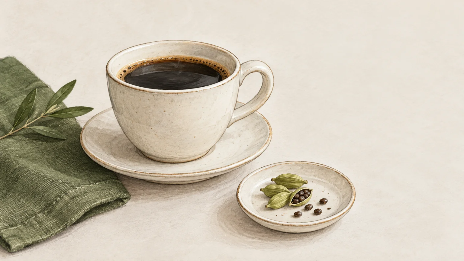 Comment préparer un café à la cardamome, du filtre au café turc