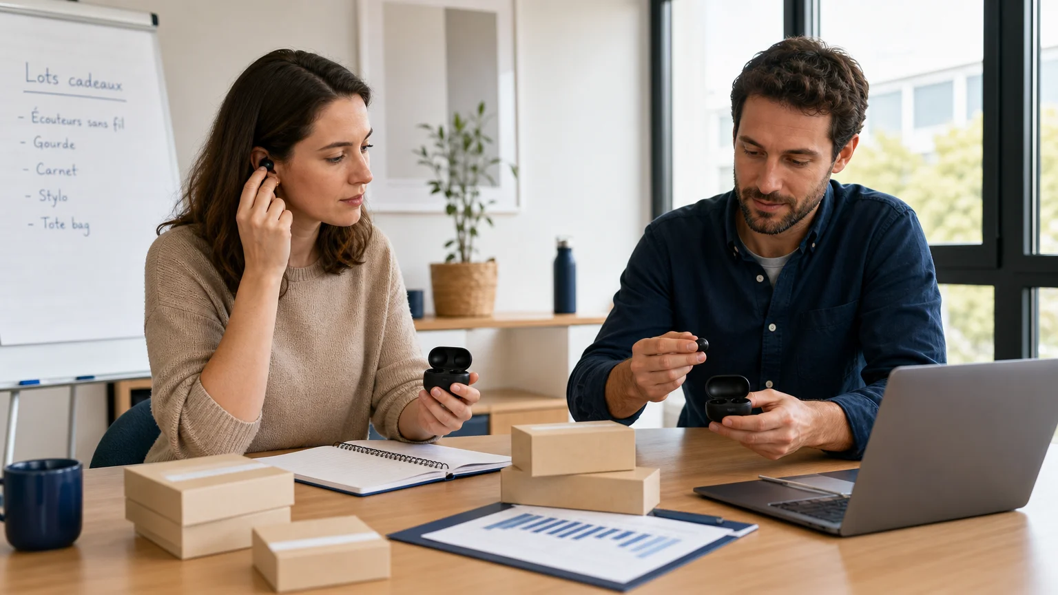 Écouteurs publicitaires personnalisés : guide B2B 2026