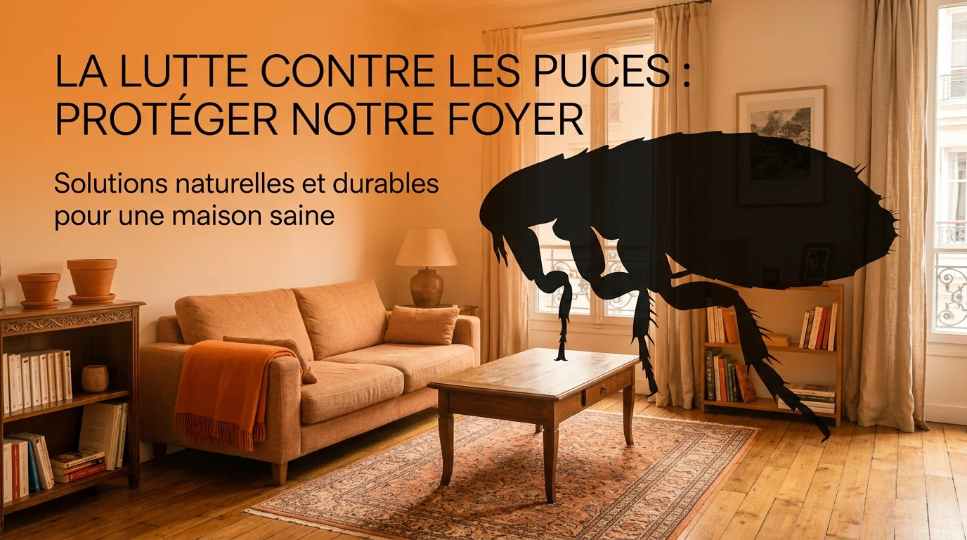 Intérieur d'un logement européen évoquant le risque d'infestation de puces