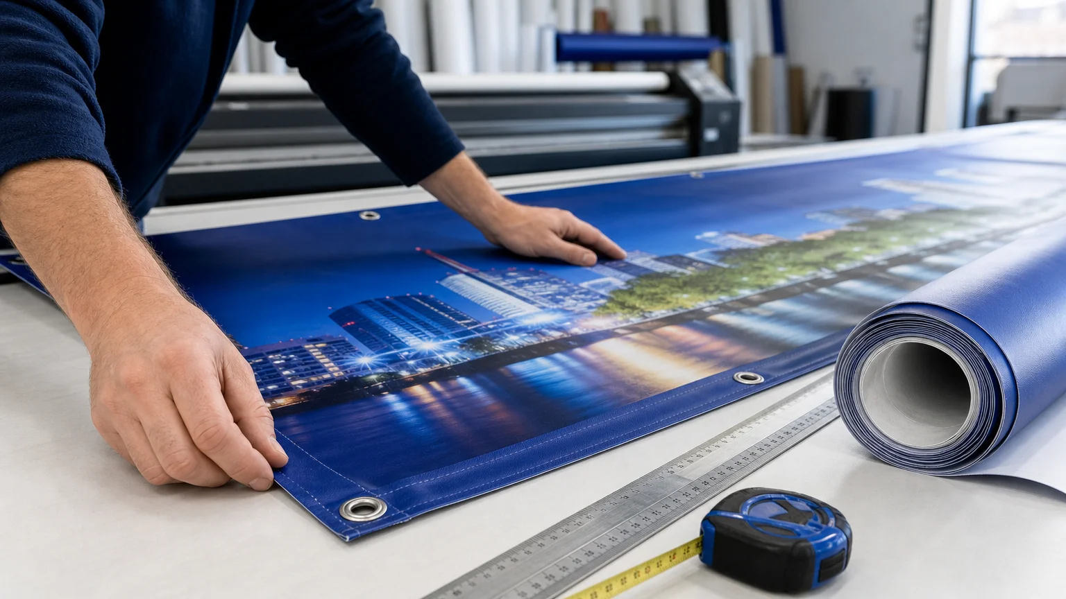 Banner publicitaire personnalisé : bâche express et sur mesure
