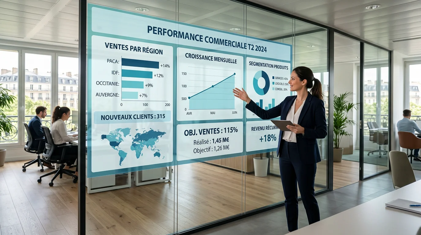 Logiciel de reporting commercial : guide complet 2026