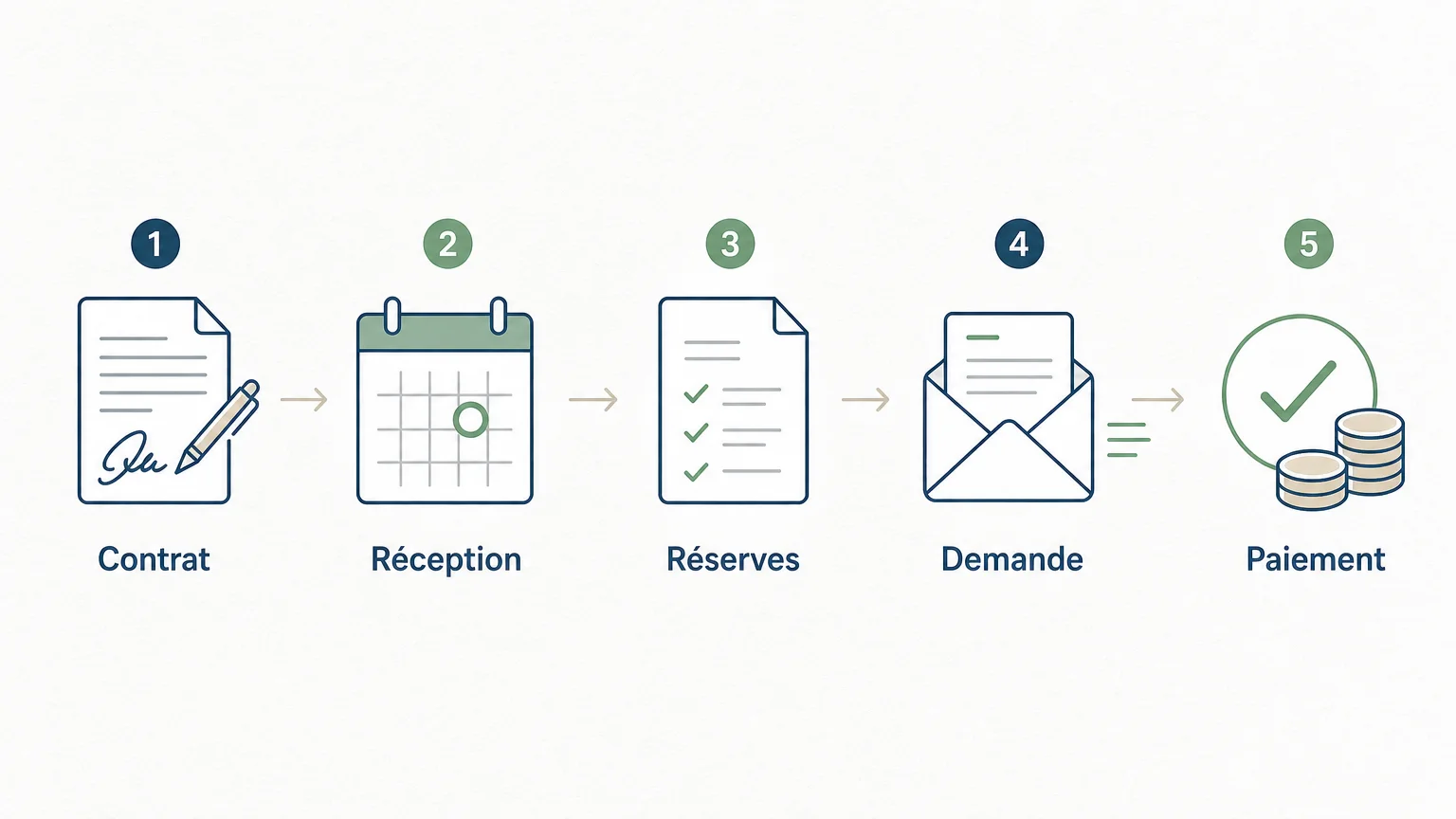 Checklist en cinq étapes pour récupérer une retenue de garantie