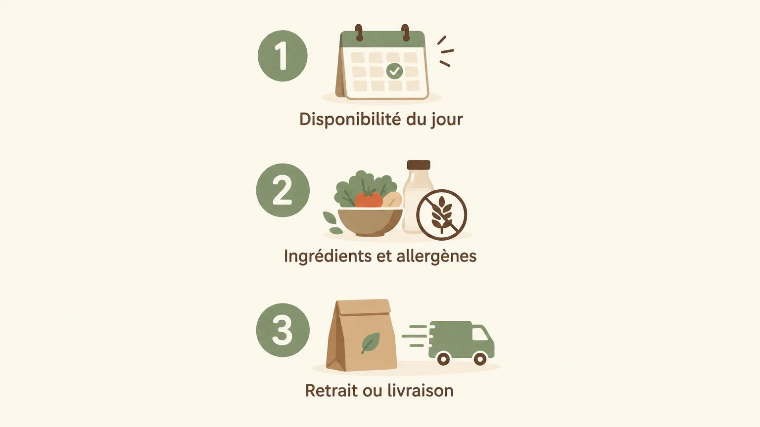 Trois vérifications avant de commander un dessert