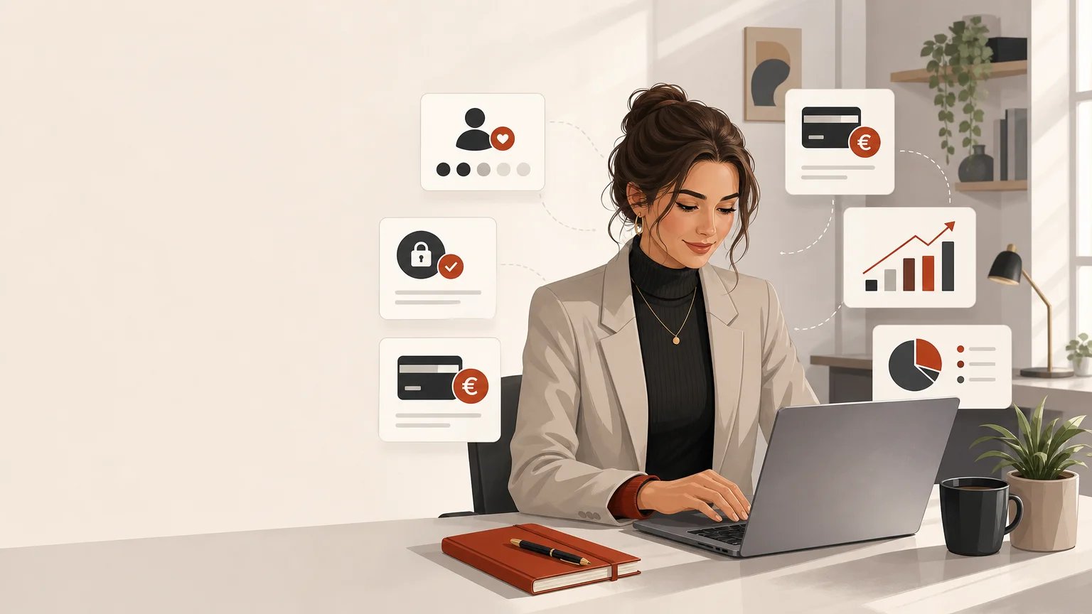 Créatrice française préparant une stratégie de monétisation de contenu adulte sur plusieurs plateformes