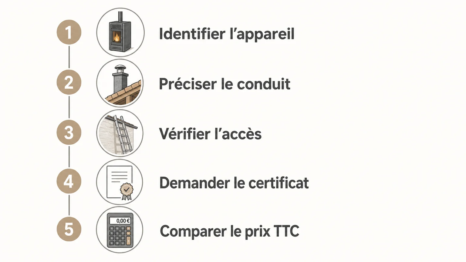 Checklist pour comparer un devis de ramonage au Luxembourg