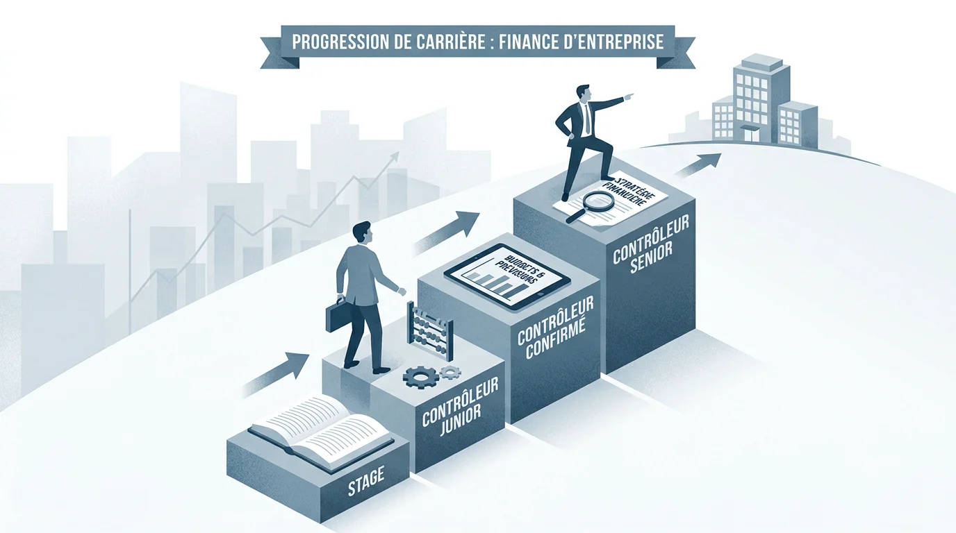 Progression de carrière en contrôle de gestion du stage au poste senior