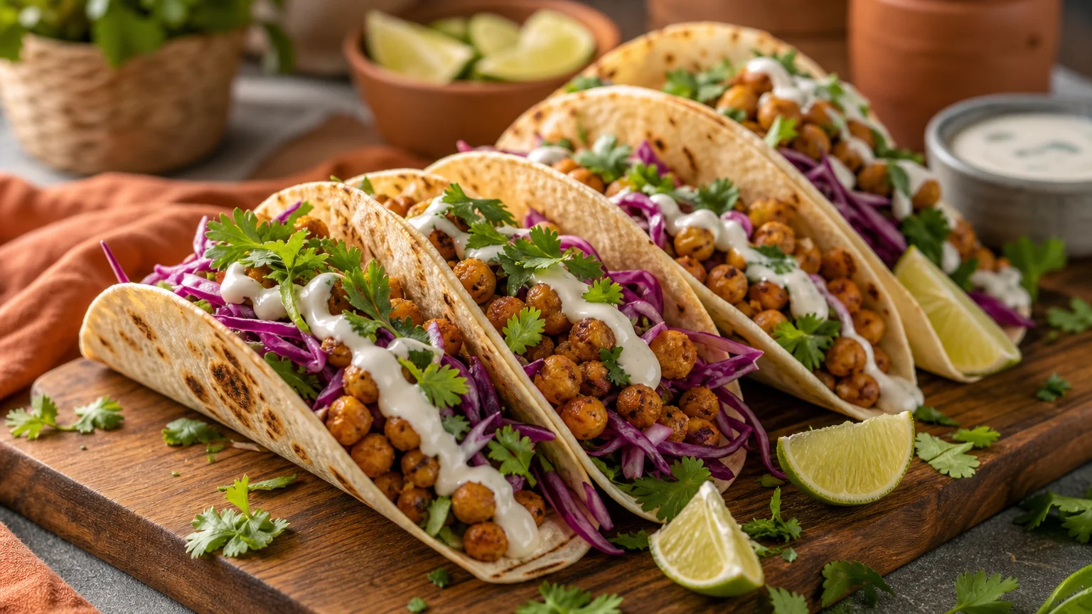 Tacos pois chiche : la recette végétarienne gourmande à Genève