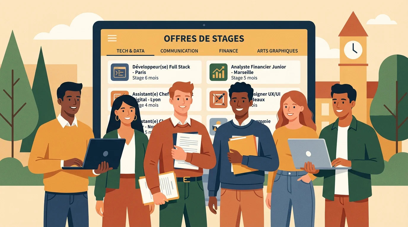 Les meilleurs sites pour trouver un stage en France en 2026