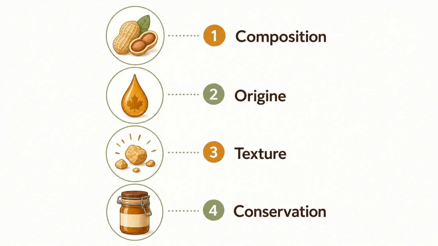 Checklist pour choisir des cacahuètes au sirop d’érable