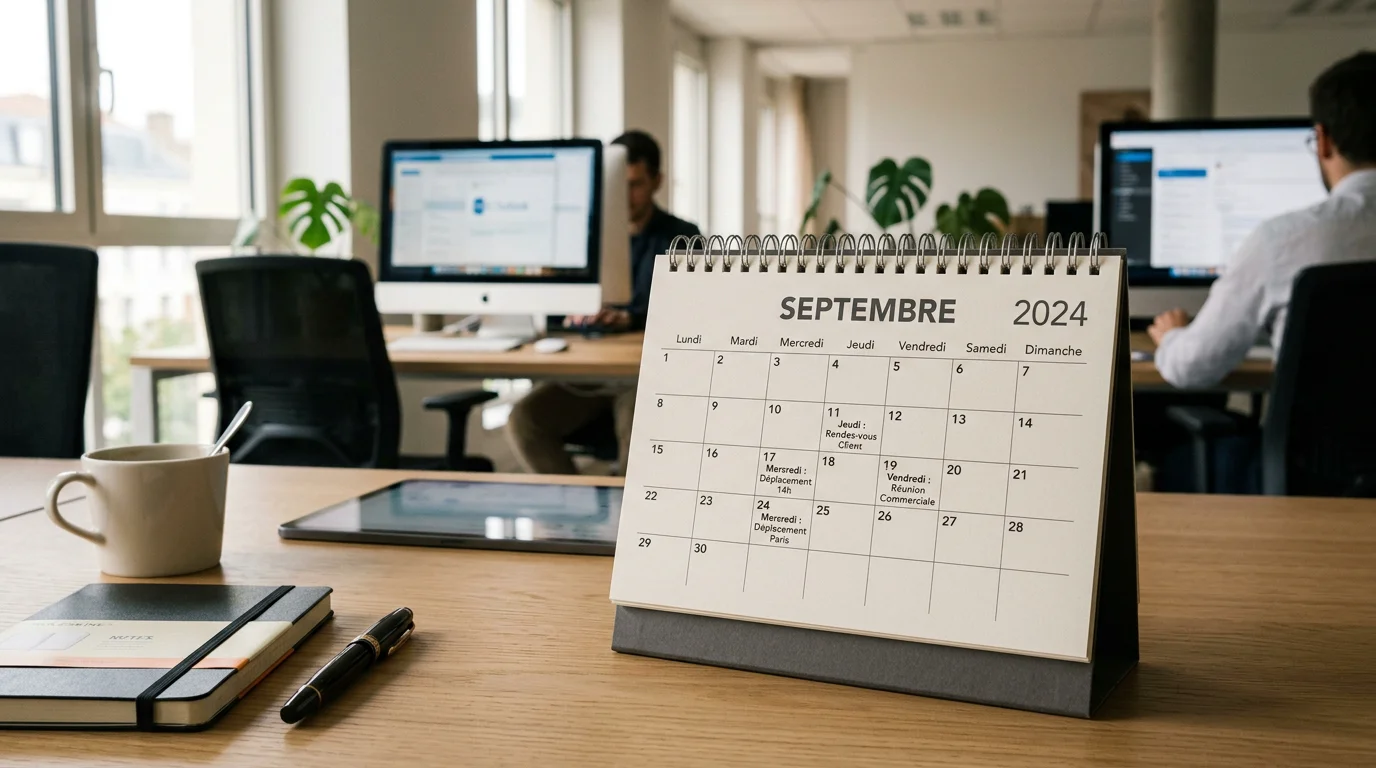 Calendrier chevalet publicitaire personnalisé : guide 2026