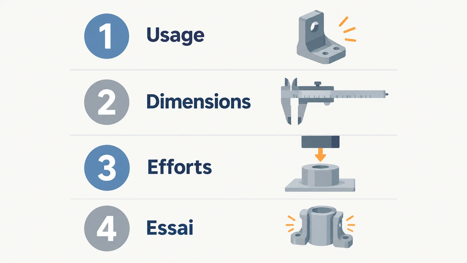 Liste des informations utiles pour évaluer une pièce à réparer en impression 3D