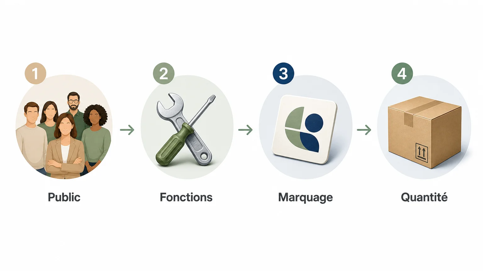 Checklist illustrée pour choisir un outil multifonction personnalisé