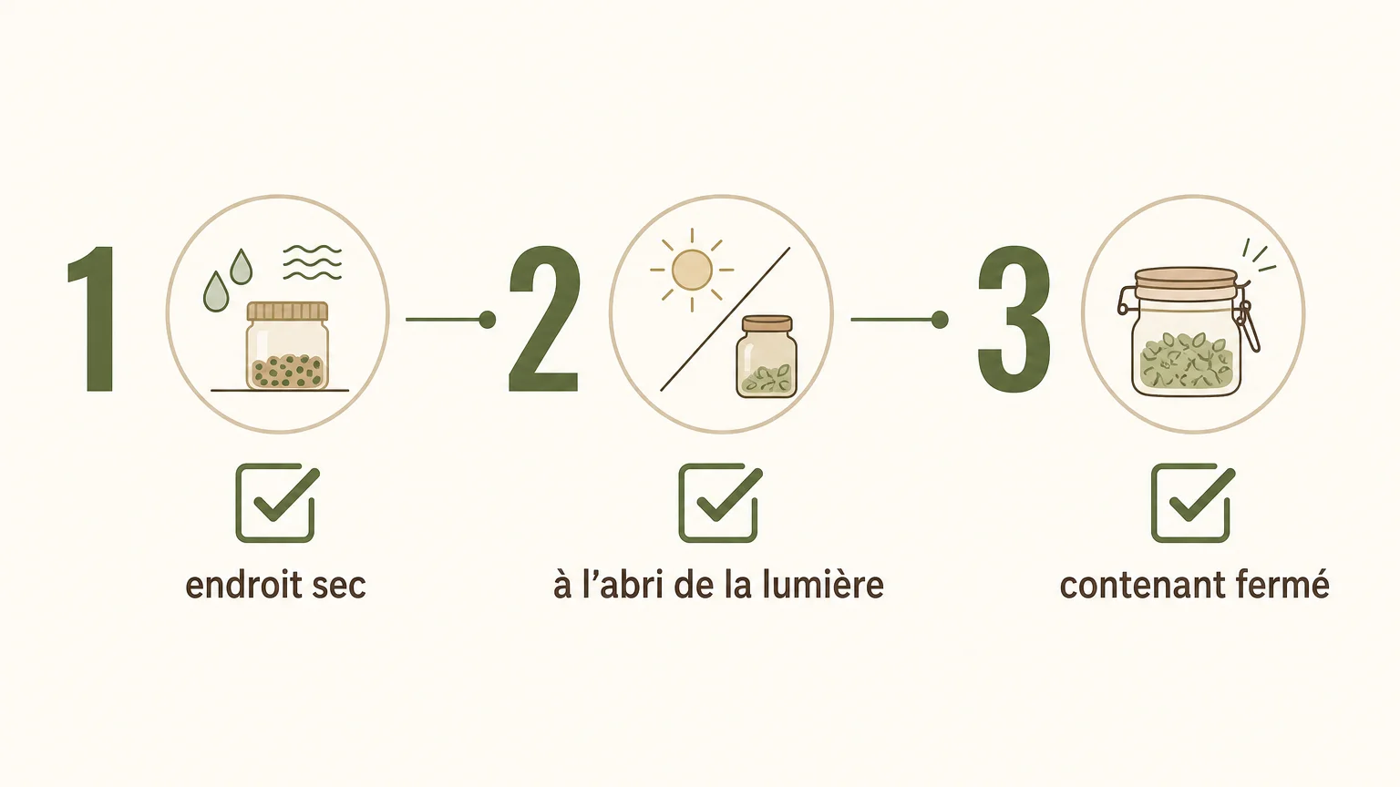 Checklist pour conserver les plantes et fleurs séchées