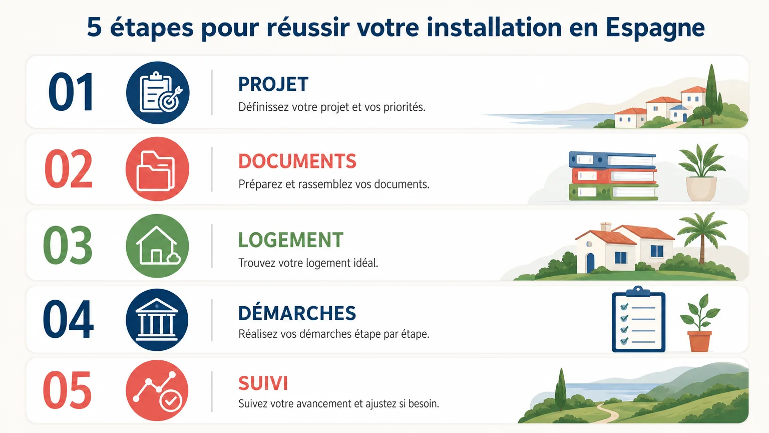 Checklist pour choisir une plateforme d’installation en Espagne