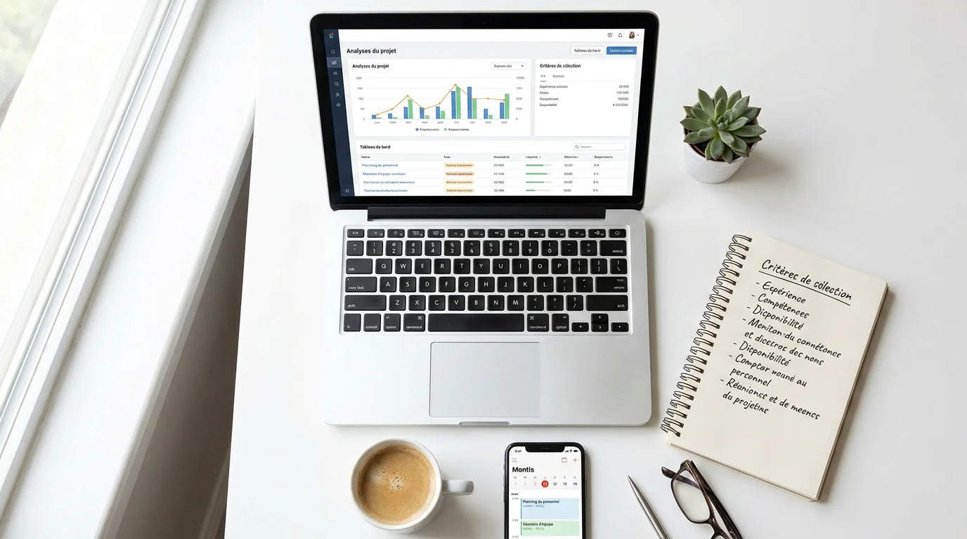 Critères de sélection d'un ERP pour société de conseil sur un bureau professionnel