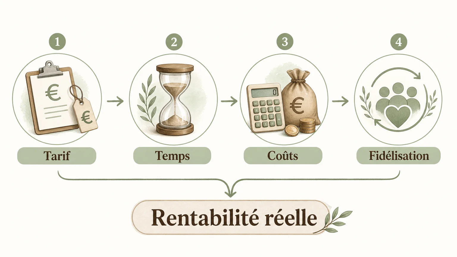 Checklist des critères à analyser pour comparer la rentabilité d’un Head Spa et d’un soin classique