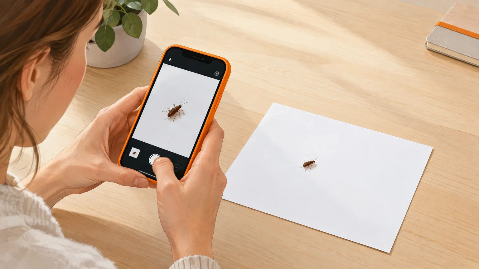 Photographier un insecte pour orienter son identification
