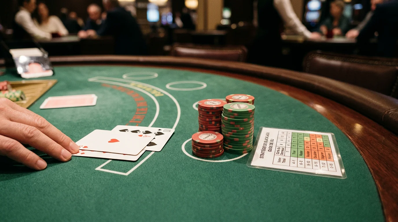 Stratégie blackjack : le guide complet pour gagner en 2026