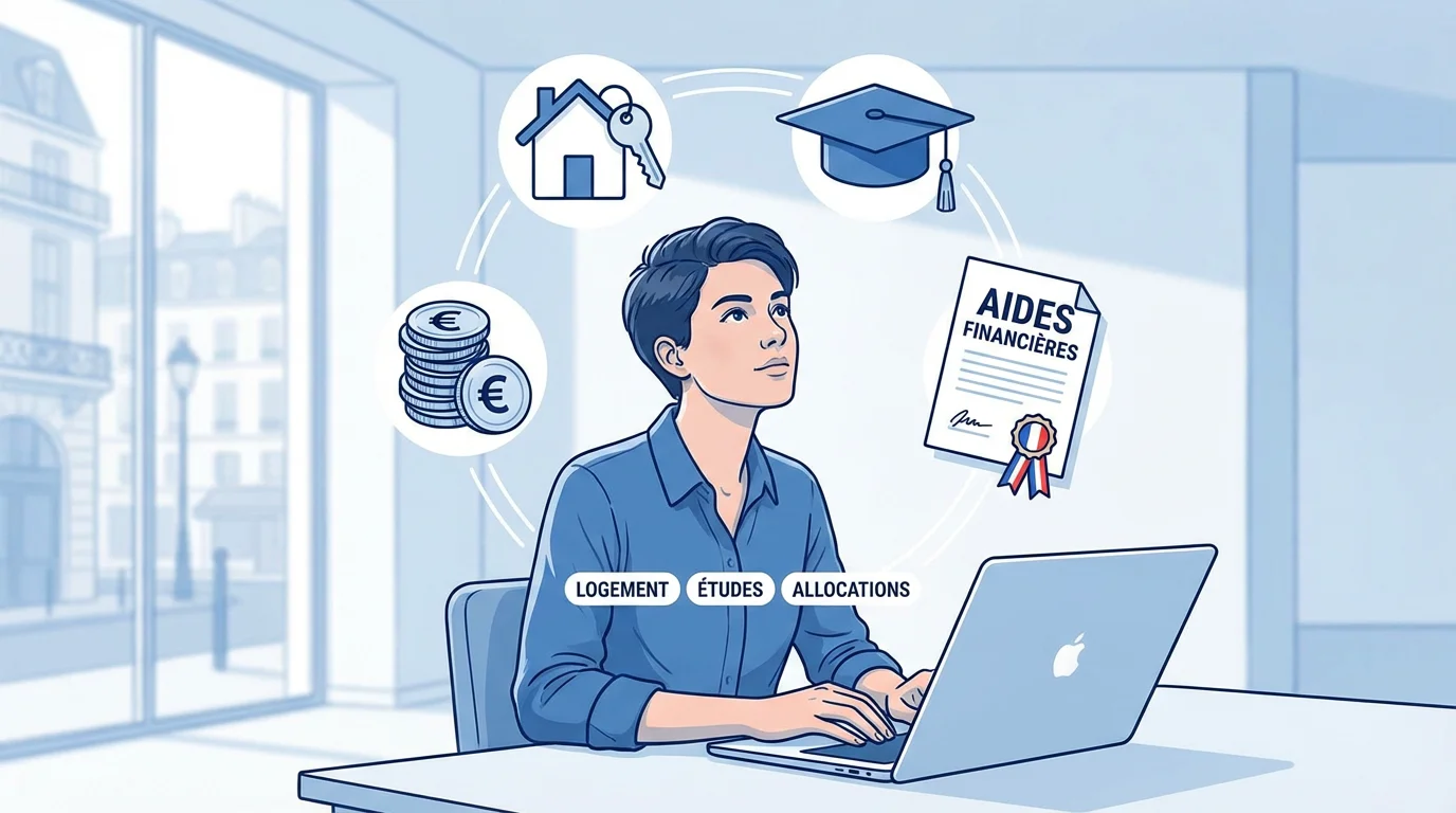 Illustration des principales aides financières accessibles aux jeunes en France