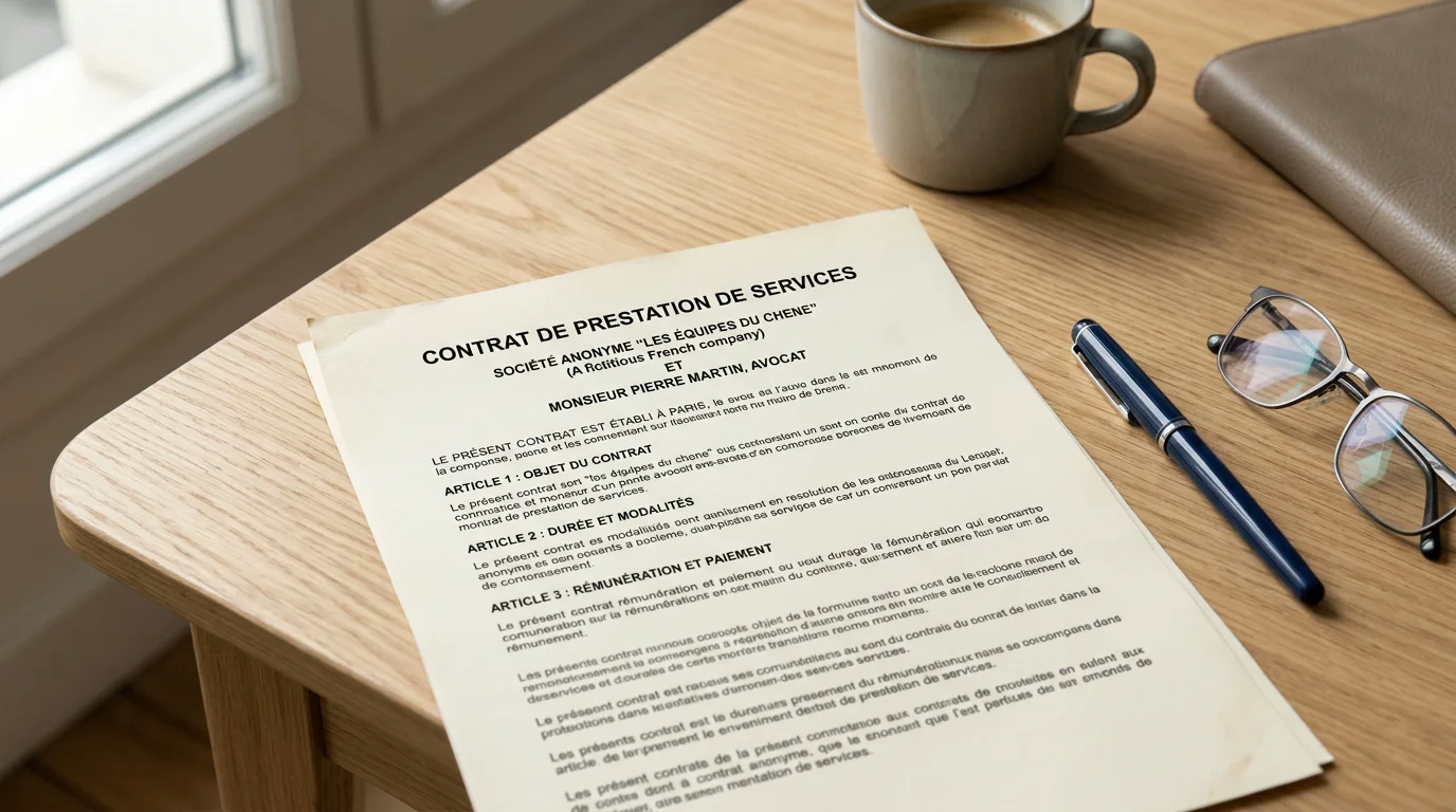 Document juridique d'une ordonnance de protection sur un bureau