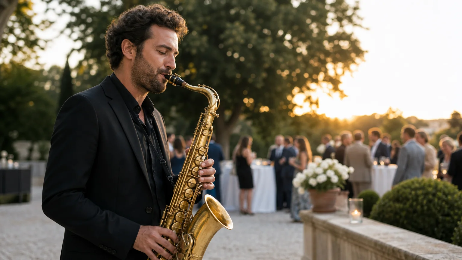 Quel prix prévoir pour un saxophoniste au cocktail de mariage ?