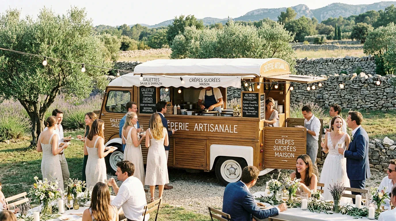 Food truck de mariage à Saint-Rémy-de-Provence en 2026