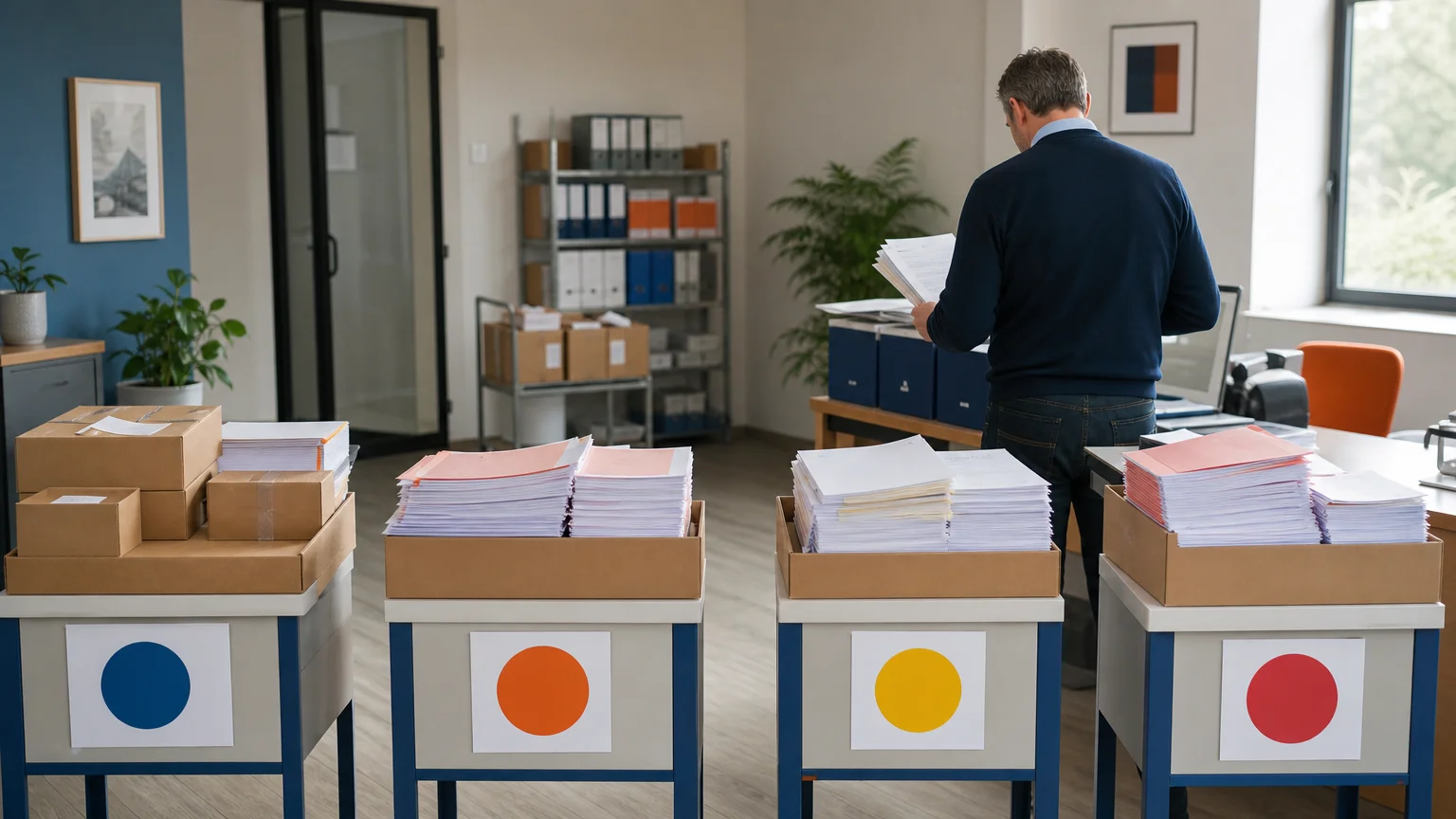 Organisation de dossiers et de livraisons selon les priorités d’encaissement