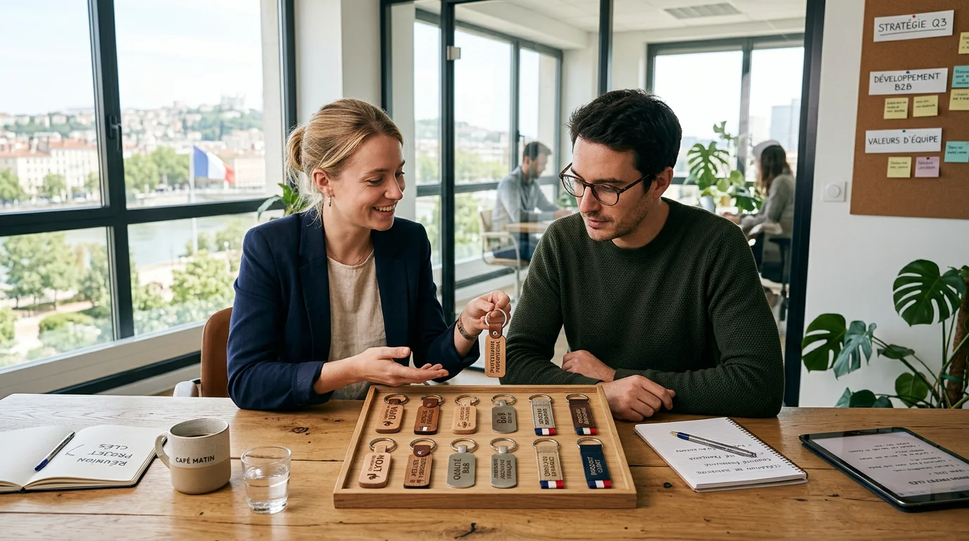 Porte-clés objets publicitaires : le guide pro en 2026